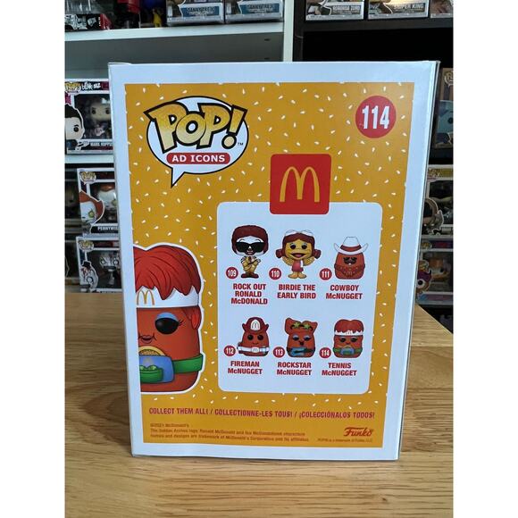 Tennis McNugget Funko Pop #114 McDonald's Ad Icons Advertising Food Chicken Fast - Picture 3 of 6